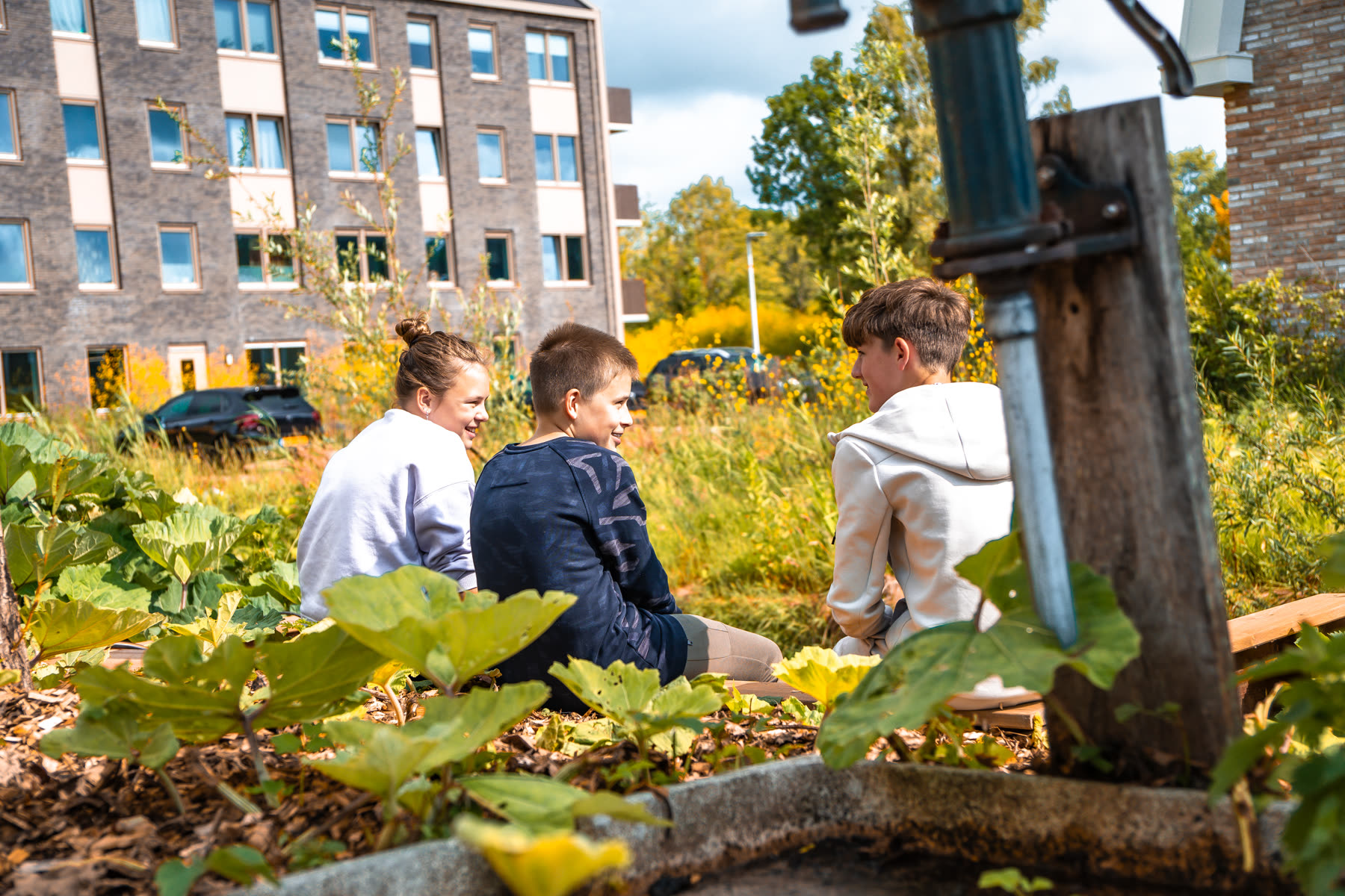 Campagnefotografie voor SG WJ Bladergroen: leerlingen in de les, praktijkvakken en schoolplein (1 van 16)